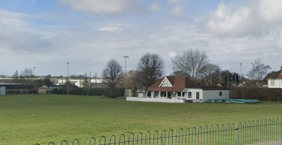 The bearded dragon was found near the pavilion at Hailsham Cricket Club in East Sussex. (Google Maps)