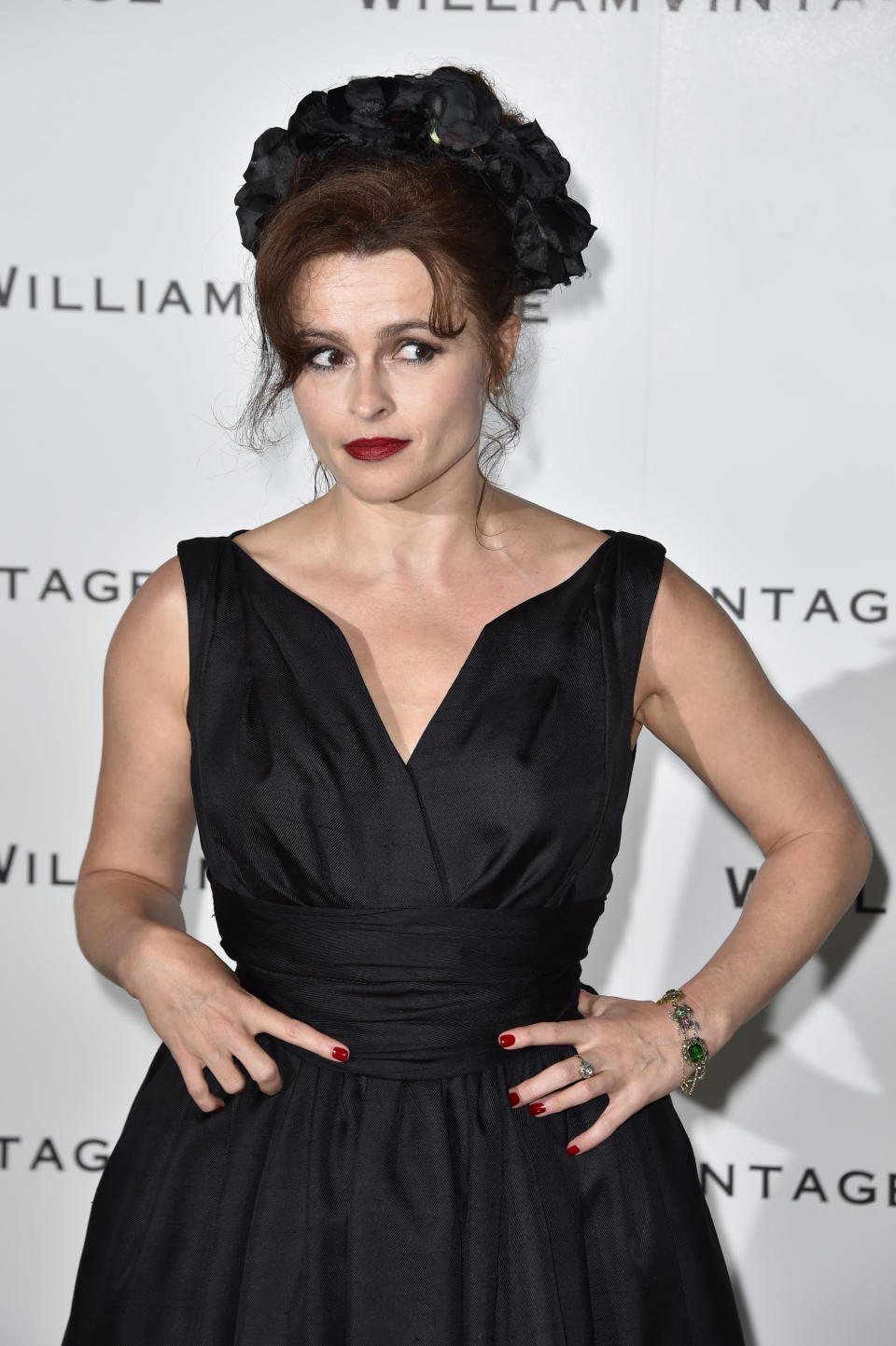 Helena Bonham Carter attending the WilliamVintage Summer Party, at Clarige's in London.