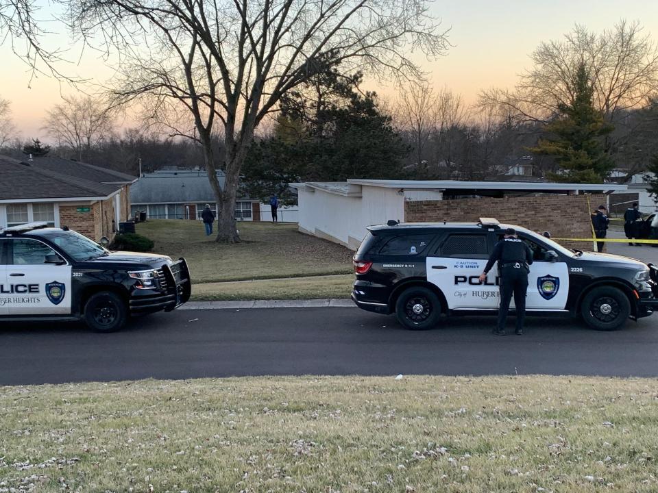 Huber Heights police officers are on scene of an active investigation Saturday evening.