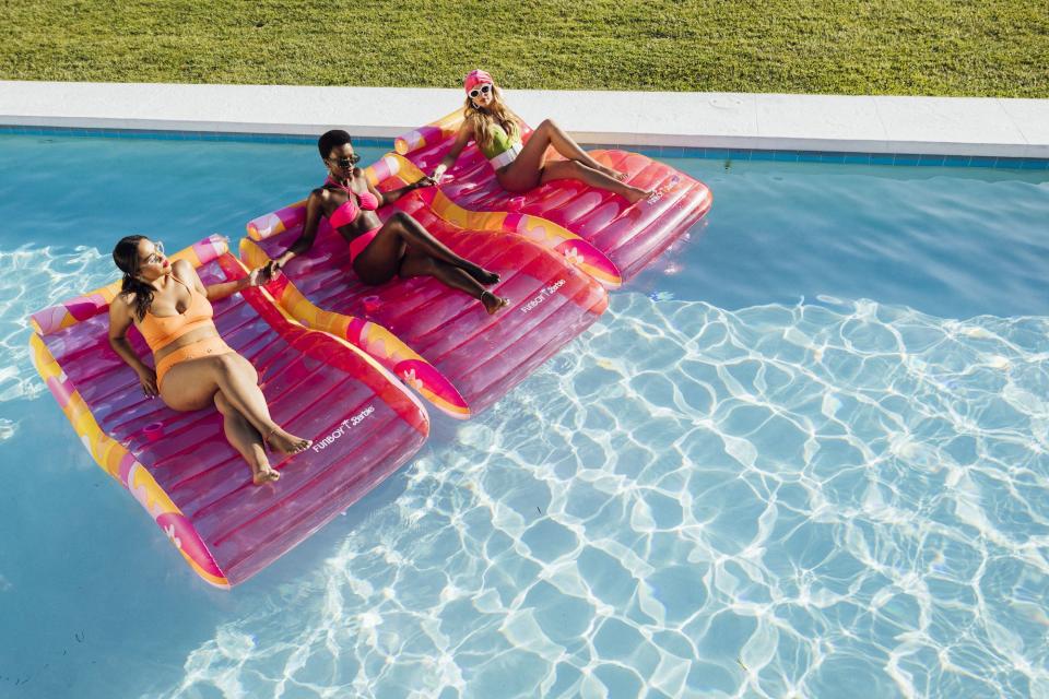 The Chic Floral Pool Float You're Going to See All Over Instagram This Summer