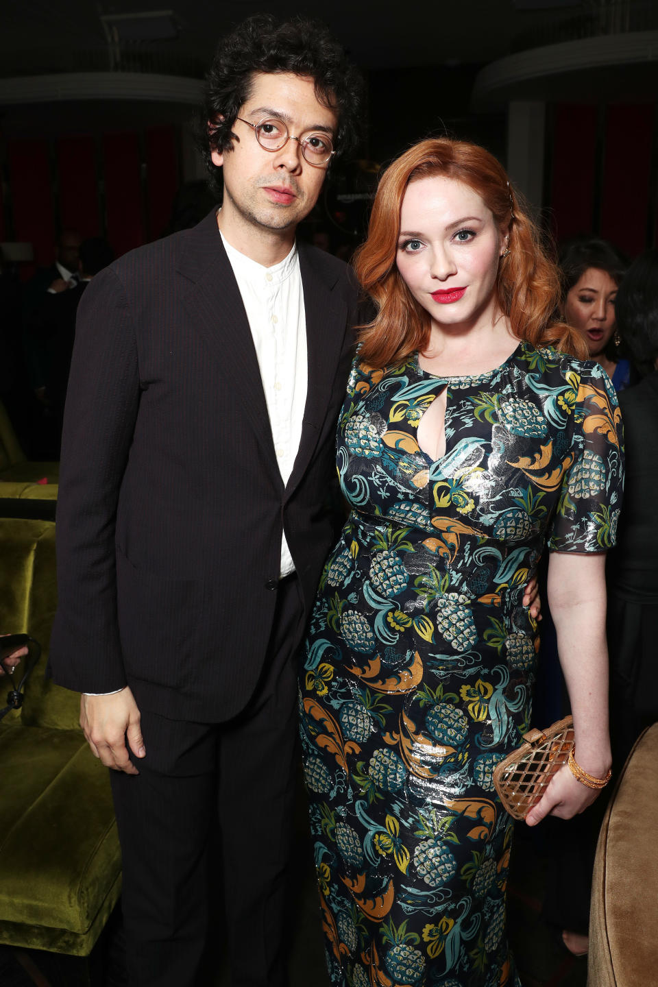 Low-key couple <a href="https://www.huffpost.com/life/topic/christina-hendricks" target="_blank" rel="noopener noreferrer">Christina Hendricks</a> and fellow actor Geoffrey Arend&nbsp;met in 2006 and married in 2009.&nbsp;<a href="https://www.huffingtonpost.co.uk/2012/02/01/mad-men-christina-hendricks_n_1247401.html?guccounter=1&amp;guce_referrer=aHR0cHM6Ly93d3cuZ29vZ2xlLmNvbS8&amp;guce_referrer_sig=AQAAADF0xsV_0t59tR45RY8pv-r6wS7_lRFr7h-LgwWbUVx3pVUobeW-gA69kk-3cNo9HmA3C8tKnvPPXENp_6fuP5isw7LemWVi6qTRjBYtP43_57oRaojs6UqbI2kBvztGgPwTmUdxO3_xaZDH36VSuqfVAFk6m3C6B0SFabt9bki4" rel="external">Hendricks told Cosmopolitan</a> that her "Mad Men" co-star, Vincent Kartheiser, introduced him.<br />&lt;br&gt;&lt;br&gt;<br />"Vinnie invited several friends to a place in L.A. called the Magic Castle &ndash; me being one. Geoffrey walked in and I was like, &lsquo;Who is this guy?&rsquo; He had amazing hair and was all dishevelled &ndash; he was running late and everyone was waiting for him," she said. "He just came in with this very high energy.&rdquo;