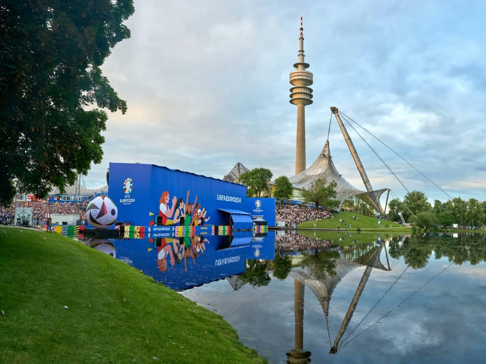 Der Münchner Olympiapark (IMAGO/Michael Bihlmayer)