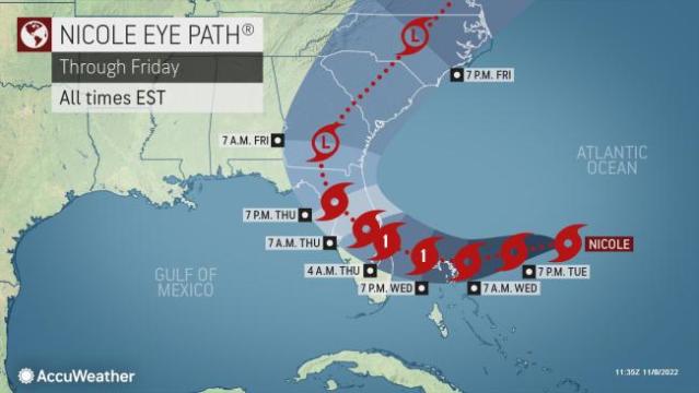 Hurricane Dorian: Photo, Video Shows Eye of Storm Heading for Florida