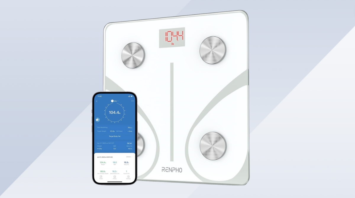  RENPHO Smart Digital WiFi Bluetooth Scale, Portable