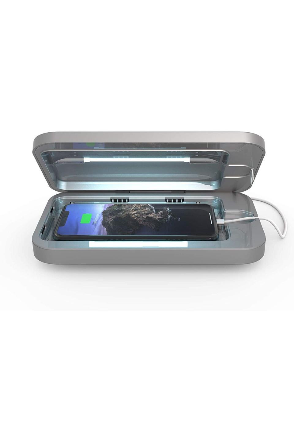 12)  UV Cell Phone Sanitizer and Charger