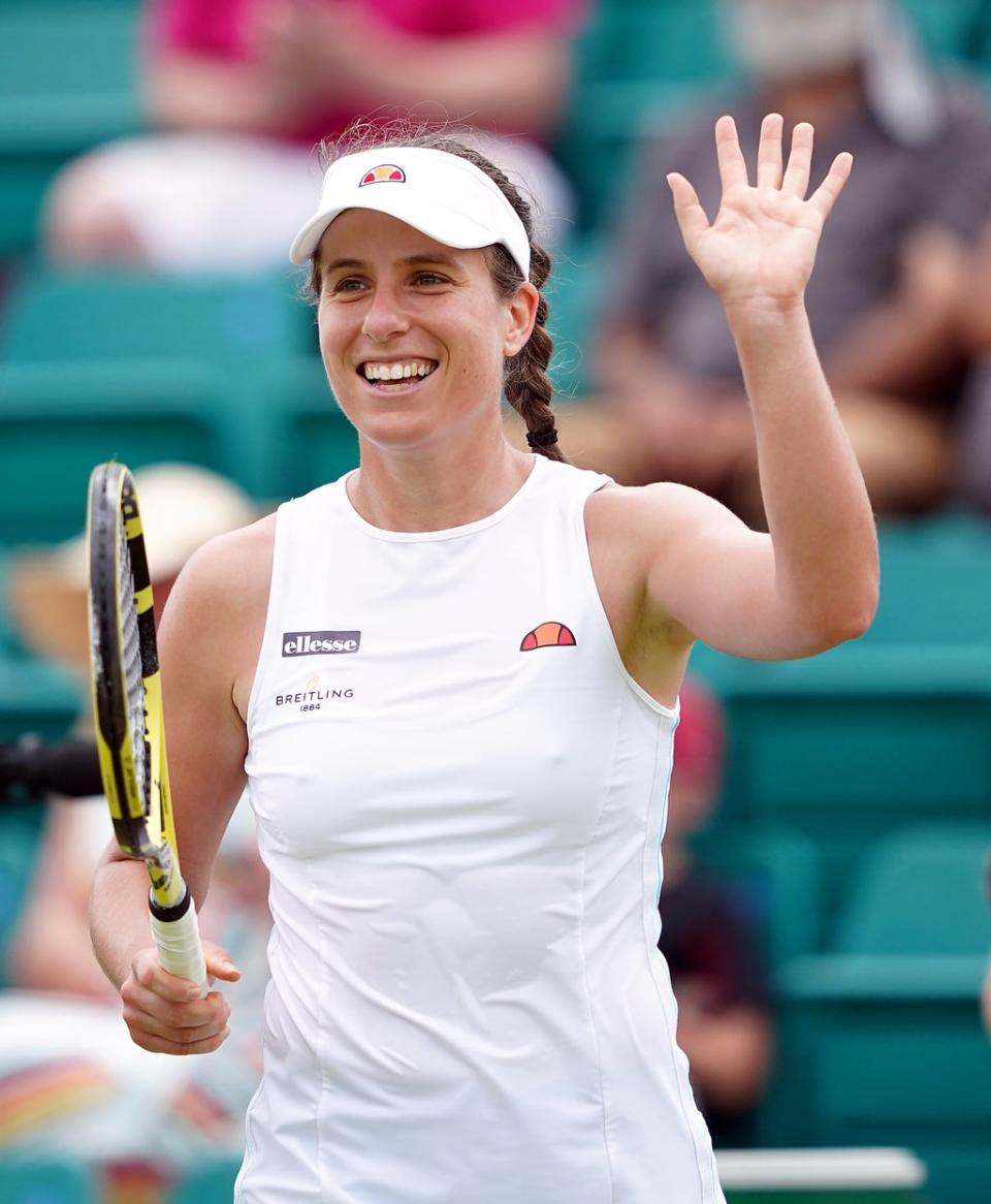 Johanna Konta has called time on her professional career (Zac Goodwin/PA) (PA Wire)