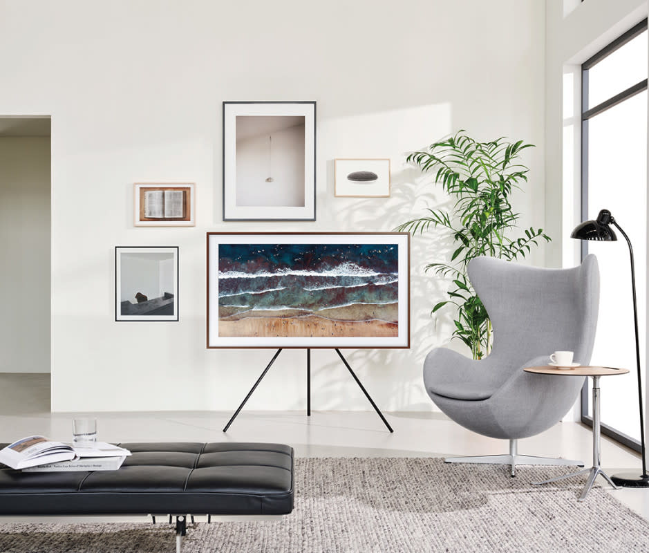 <p>Courtesy Image</p><p>If Mom doesn't want a giant TV to be the focal point of the living room, <a href="https://clicks.trx-hub.com/xid/arena_0b263_mensjournal?q=https%3A%2F%2Fwww.amazon.com%2FSAMSUNG-55-Inch-Anti-Reflection-Included-QN55LS03BAFXZA%2Fdp%2FB09VCVGH7B%3Fth%3D1%26linkCode%3Dll1%26tag%3Dmj-yahoo-0001-20%26linkId%3D934363adb71f2d6a1cd93bb7401577a1%26language%3Den_US%26ref_%3Das_li_ss_tl&event_type=click&p=https%3A%2F%2Fwww.mensjournal.com%2Fgear%2Fgifts-for-mom%3Fpartner%3Dyahoo&author=Brittany%20Smith&item_id=ci02cc95e6d0002714&page_type=Article%20Page&partner=yahoo&section=style&site_id=cs02b334a3f0002583" rel="nofollow noopener" target="_blank" data-ylk="slk:Samsung The Frame 4K QLED TV;elm:context_link;itc:0;sec:content-canvas" class="link ">Samsung The Frame 4K QLED TV</a> is a great middle ground. The smart TV doesn't detract from its purpose as a space for connection and decompression. During the day, it can showcase a sentimental family photo or a piece of art from Samsung's extensive art library. At night, she can turn on the traditional smart TV mode to stream her favorite show or the latest movie release. It comes in seven sizes, from 32" to 85", but 55" is the sweet spot, if you ask me.</p><p> Read my <a href="https://www.mensjournal.com/gear/the-frame-review-digital-art-enabled-smart-tv-mens-journal/" rel="nofollow noopener" target="_blank" data-ylk="slk:full review here;elm:context_link;itc:0;sec:content-canvas" class="link ">full review here</a>.</p>