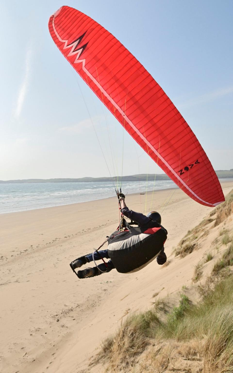 Practising near his home in Wales  - Ray Wood