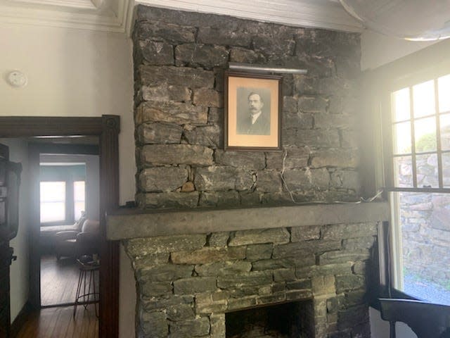 In one of the Marshall House Inn's rooms hangs a picture of Richard Sharp Smith, the supervising architect of the Biltmore House and the designer of the Marshall House Inn.