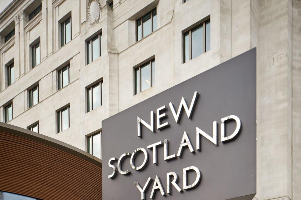 Metropolitan Police headquarters, New Scotland Yard (Metropolitan Police/PA) (PA Media)