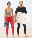 <p>Kelly Gale and Joel Kinnaman hit the beach for some fun in the sun on Thursday in Santa Monica. </p>