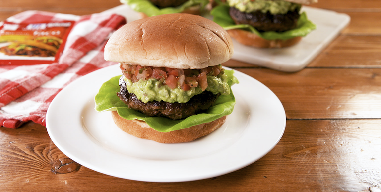 <p>All of your favorite taco flavors—in a burger!</p><p>Get the recipe from <a href="https://www.delish.com/cooking/recipe-ideas/a27893534/taco-stuffed-burger-recipe/" rel="nofollow noopener" target="_blank" data-ylk="slk:Delish;elm:context_link;itc:0;sec:content-canvas" class="link ">Delish</a>.</p>