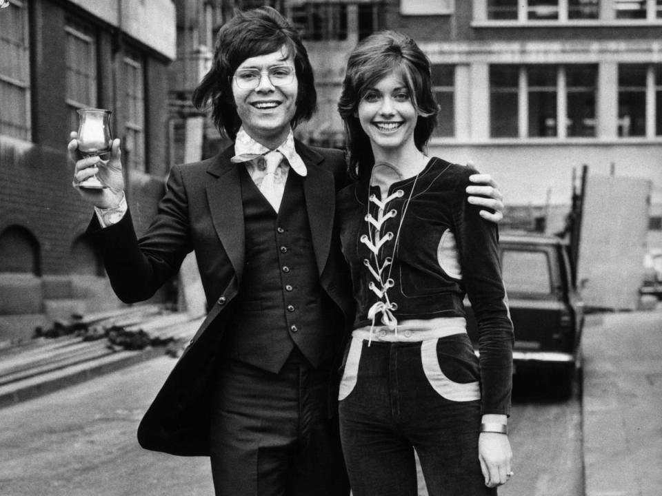 In the early Seventies, Newton-John made frequent appearances on Cliff Richard’s weekly TV show ‘It’s Cliff Richard’ (S O'Meara/Getty Images)