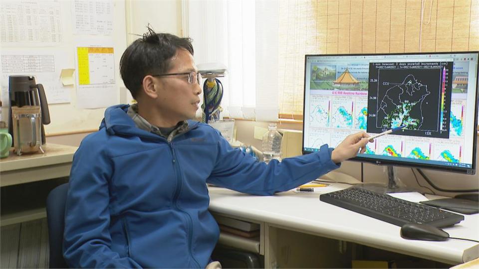 文化大學研發「追雪神器」 預測降雪精準度達8成