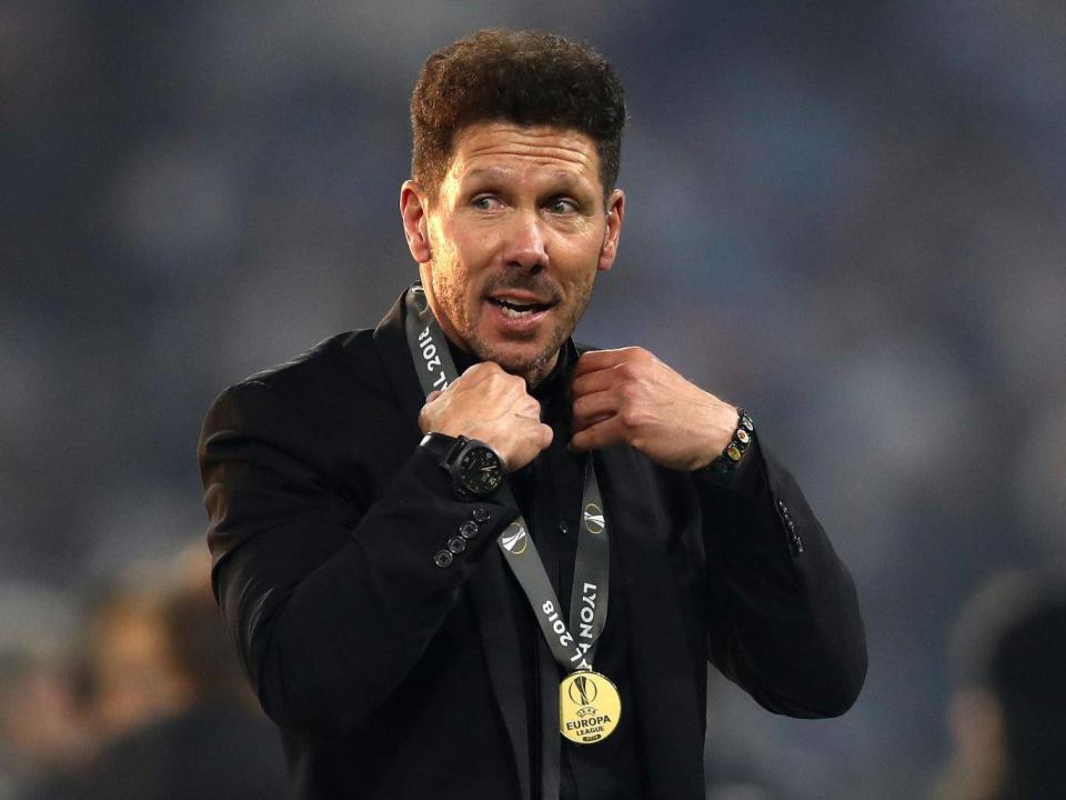 Simeone will stay with the club he has built (Getty)