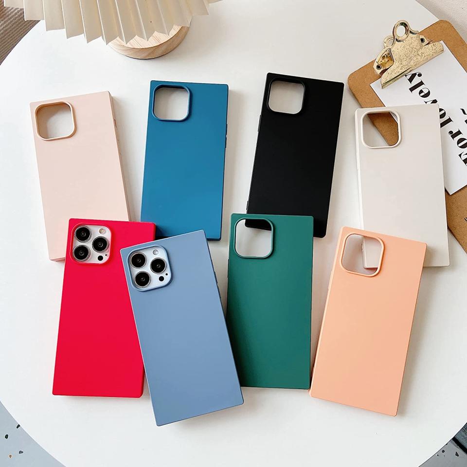 Cocomii colorful square iphone cases