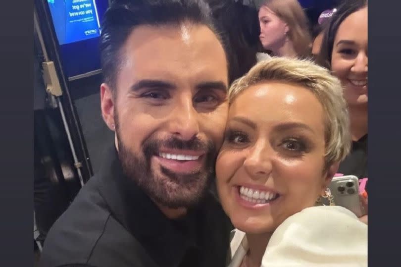 Rylan and Amy were reunited -Credit:Rylan Clark Instagram