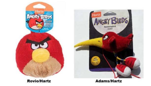 Angry bird hot sale plush dog toy