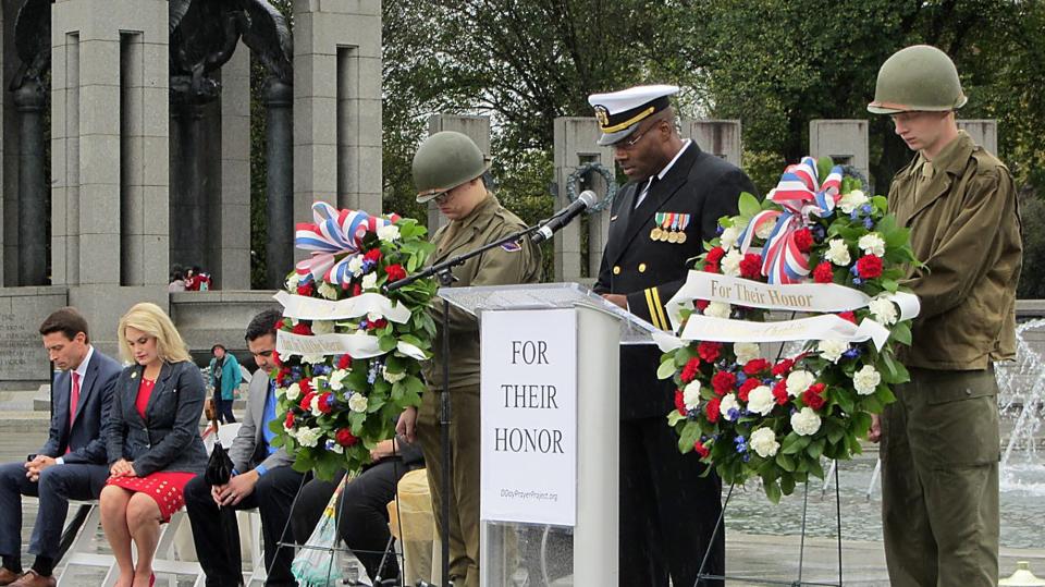 Matt and Melanie Miller at the D-Day Prayer ceremony in Washington, D.C. Submitted photo