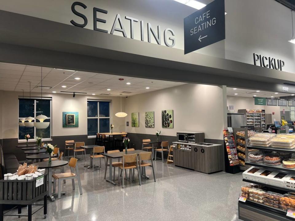 This is what seating areas look like at the Publix at the Crossings in Royal Palm Beach. Many Publix locations have returned cafes to stores after the pandemic, including a group of stores in South Florida’s Hialeah and Cutler Bay neighborhoods.