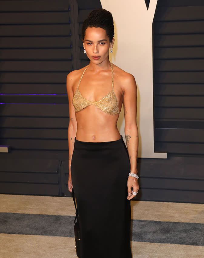 Zoe Kravitz presentará un Oscar en la gala