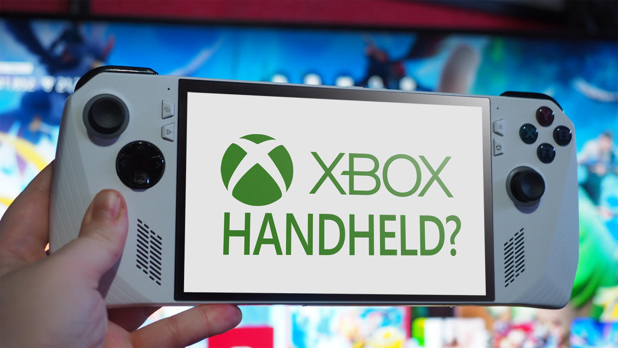  Xbox handheld? written via Photoshop on an ASUS ROG Ally. 