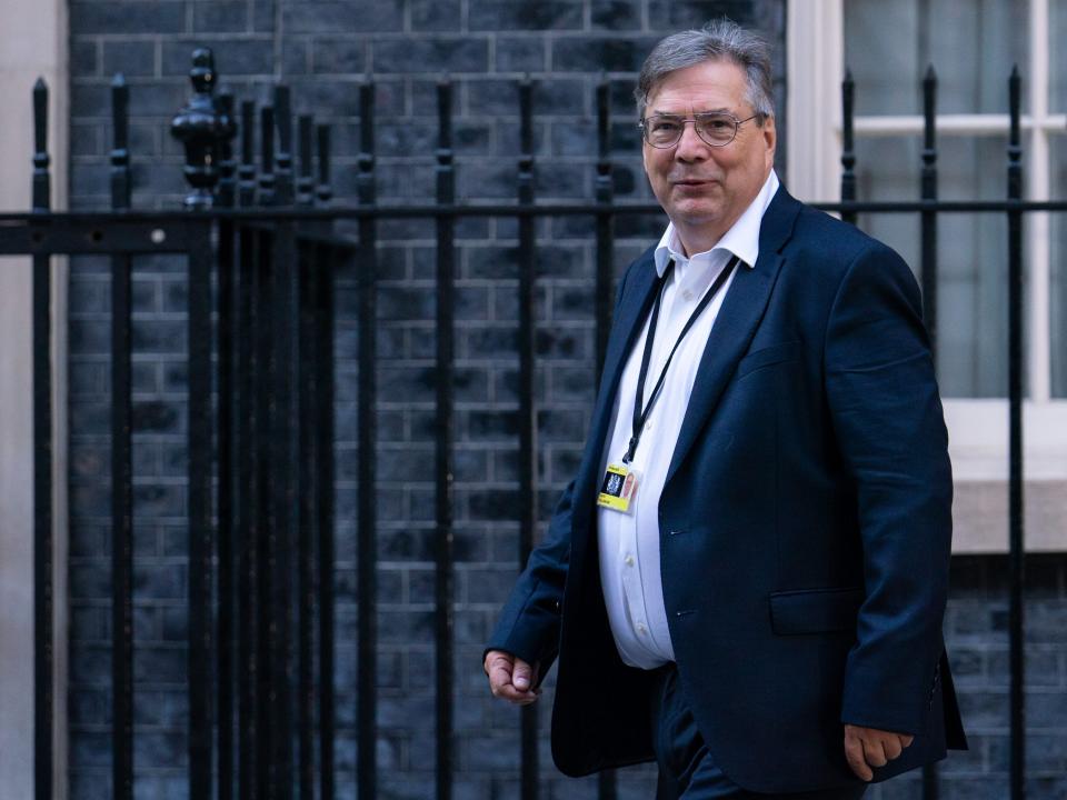 Number 10 Chief of Staff Mark Fullbrook leaving after a meeting with the new Prime Minister Liz Truss at Downing Street, London.