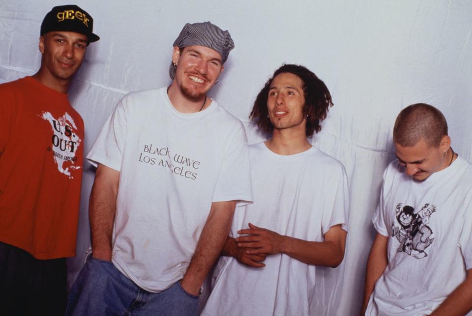 <p>When Rage Against the Machine guested on the show in 1996, the band's use of an upside-down American flag as a stage prop got 'em thrown out of the building after only one song.</p>