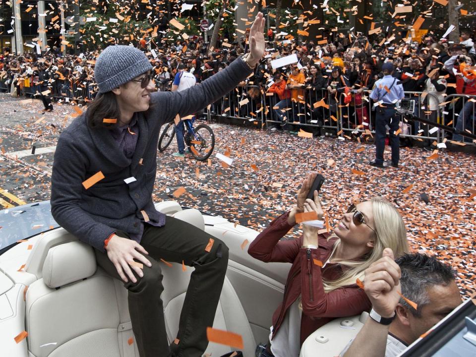 SF Giants pay tribute to Tim Lincecum’s wife Cristin Coleman after her death (Terry Schmitt/UPI/Shutterstock)