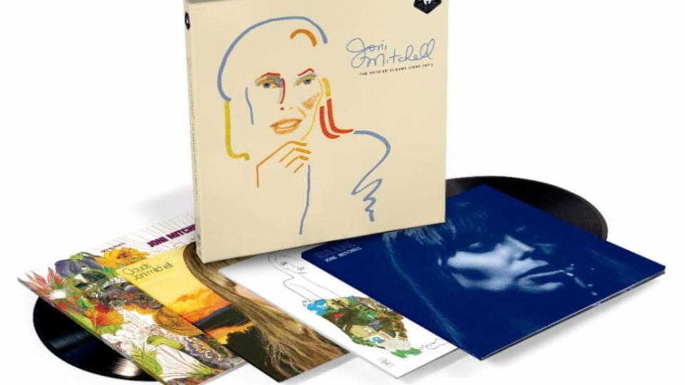 The Reprise Albums (1968-1971) by Joni Mitchell box set album artwork cover art