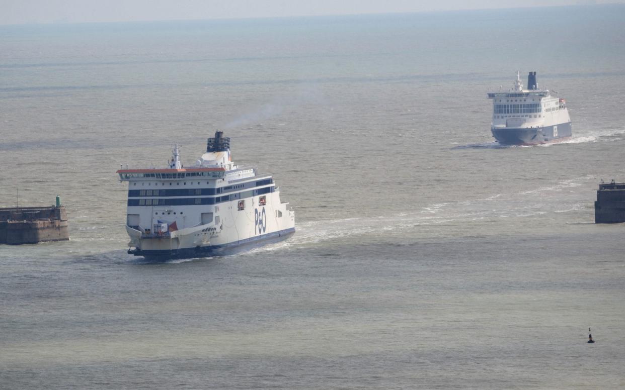 P&O ferry arrives at Dover - STEVE FINN/STEVE FINN PHOTOGRAPHY