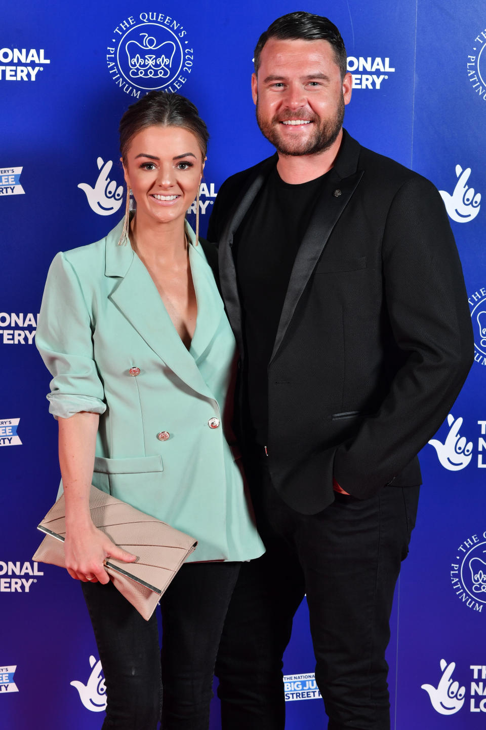 Danny Miller and his wife, Steph, pictured together, were appearing on Loose Women to discuss their fertility journey. (Getty Images)