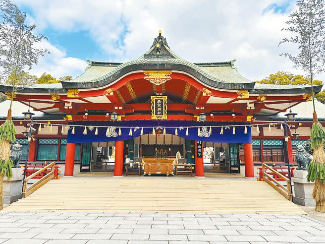 村上春樹曾在《邊境．近境》中提到西宮神社。（陳銘磻攝）