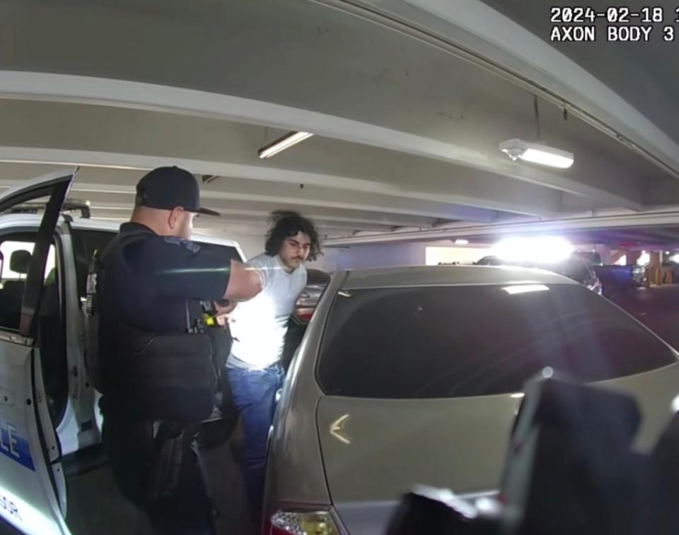 Police in Scottsdale, Arizona, arrested Soho hotel murder suspect Raad Almansoori in a local parking garage on Feb. 18. Scottsdale Police Department