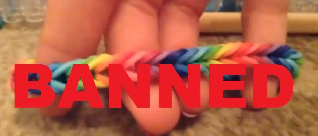 rainbow bracelet. Photo: YouTube screenshot/Ashley Steph