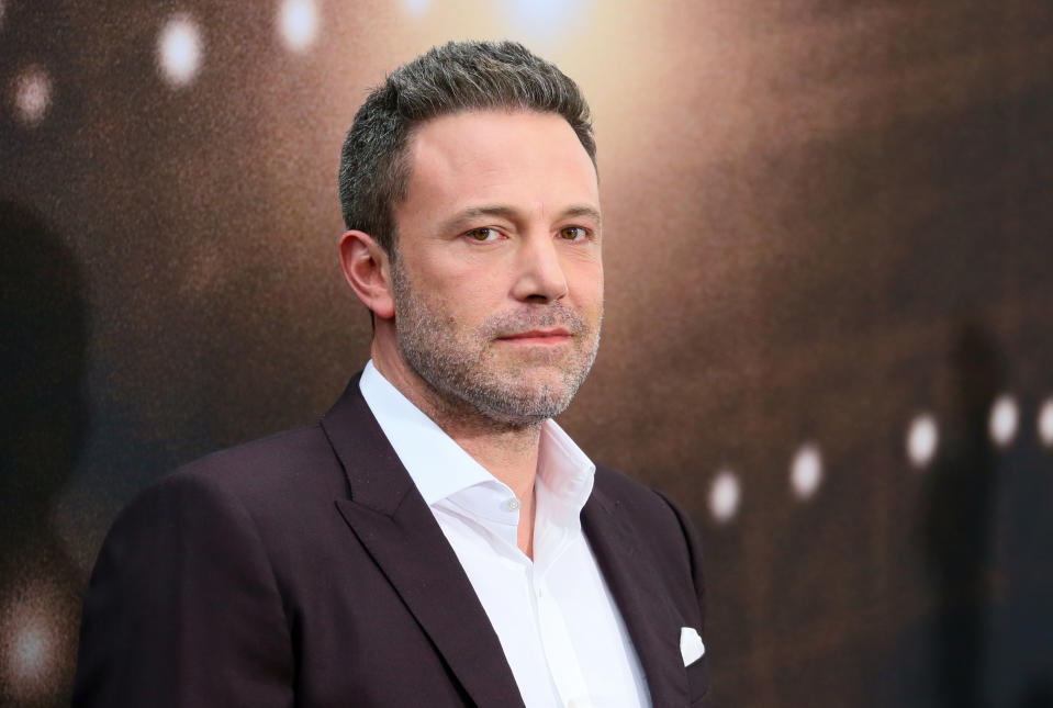 US actor Ben Affleck arrives during the red carpet for Warner's premiere of "The Way Back" in Los Angeles, California on March 1, 2020. (Photo by Jean-Baptiste Lacroix / AFP) (Photo by JEAN-BAPTISTE LACROIX/AFP via Getty Images)
