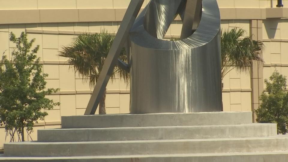 The City of Orlando unveiled a new art sculpture called 