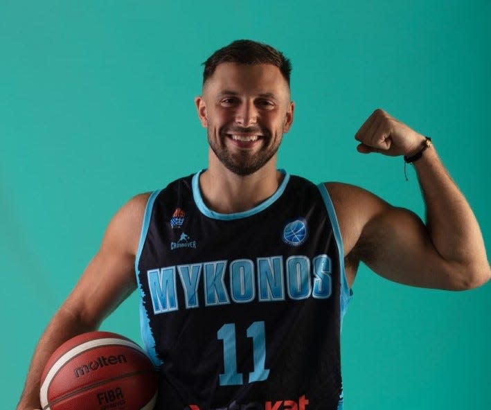 New Jersey native Tommy Papas, brother of Monmouth standout George Papas, plays professionally in Greece.,