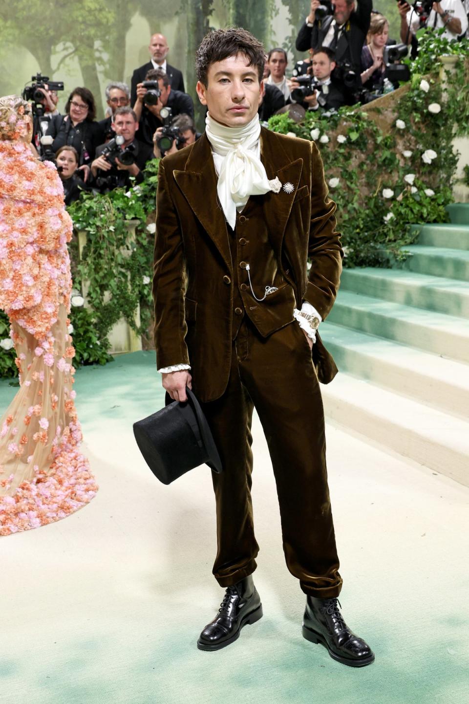 Barry Keoghan in Burberry (Getty Images)