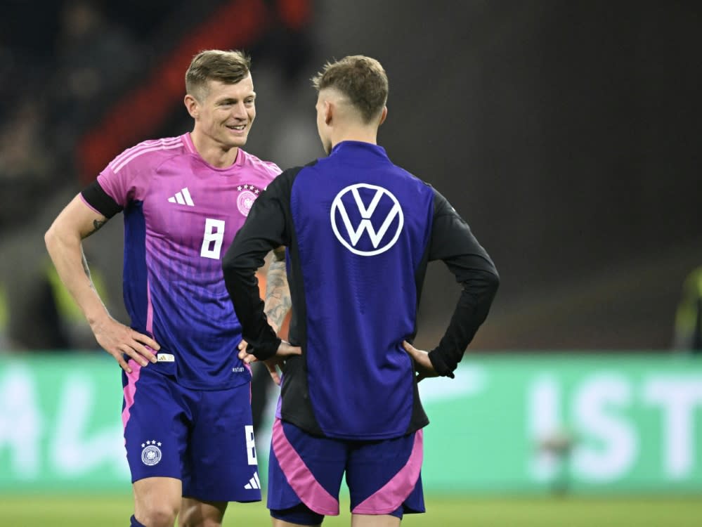 Kroos und Kimmich Ende März beim DFB (INA FASSBENDER)