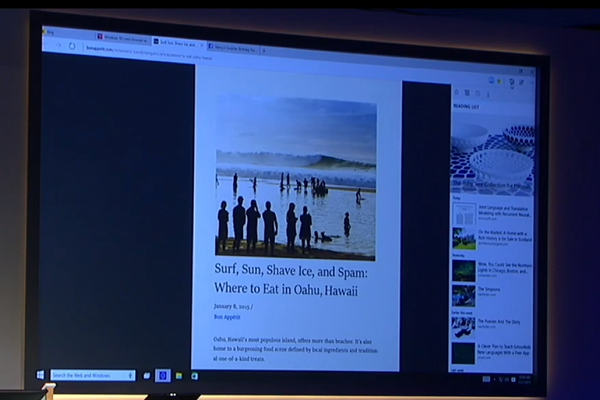 Microsoft Unveils Spartan Browser With Cortana, Built-in Comments