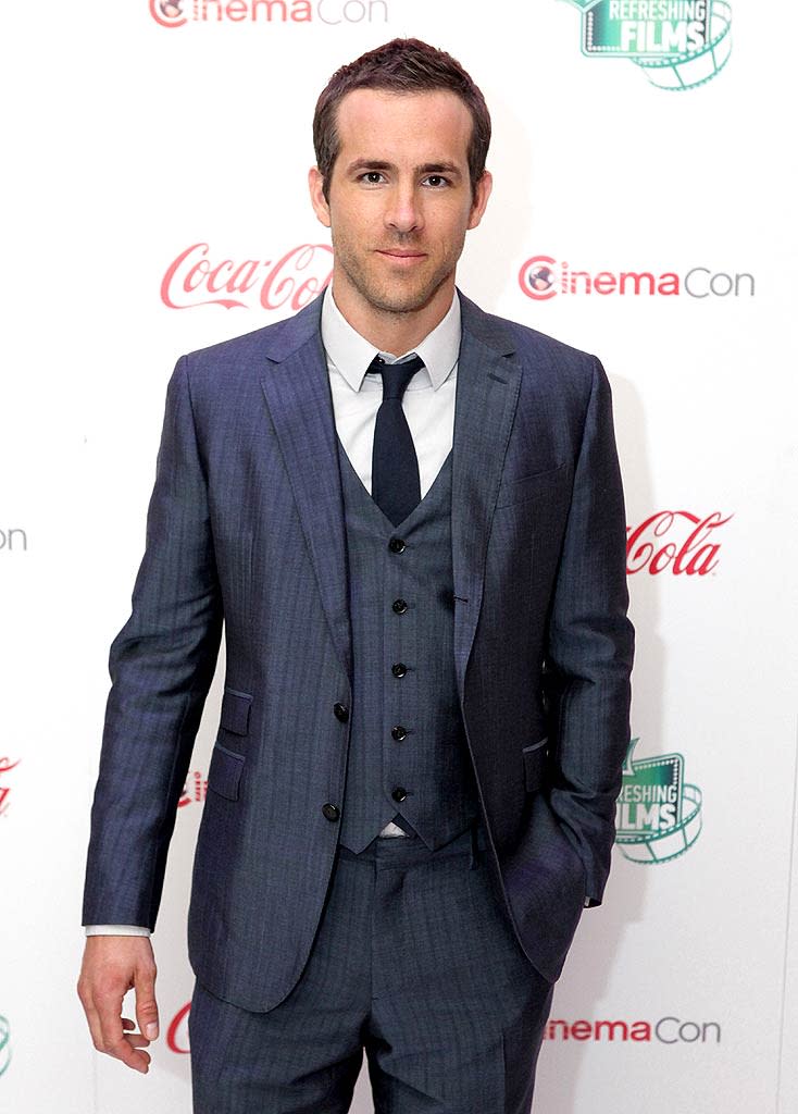 Ryan Reynolds Cinema Con Awards