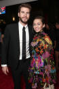 <p>Miley Cyrus y Liam Hemsworth lucieron muy enamorados en la premiere de la nueva cinta deThor, y el atuendo de la cantante hizo pensar a muchos fans que tal vez puede estar en la dulce espera/Getty Images </p>