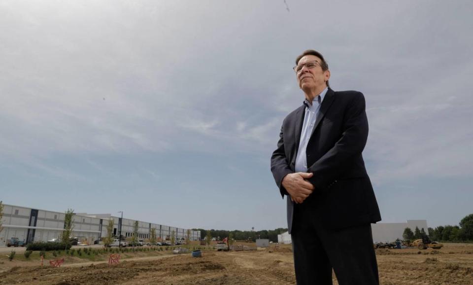 Rowan County Economic Development Director, Rodney Crider, stands in front of the development site of the new Lakeshore Corporate Park. Crider credits recent economic development wins to the widening of Interstate 85, completed three years ago and to pro-growth elected officials.