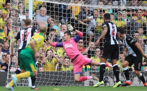 Teemu Pukki struck a hat-trick against Newcastle - Credit: Getty Images