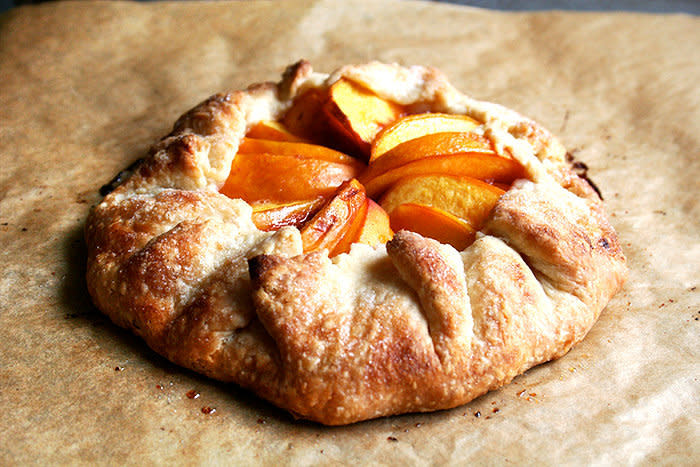 <strong>Get the <a href="http://food52.com/recipes/14124-peach-frangipane-galette" target="_blank">Peach Frangipane Galette</a> recipe from Alexandra Stafford via Food52</strong>