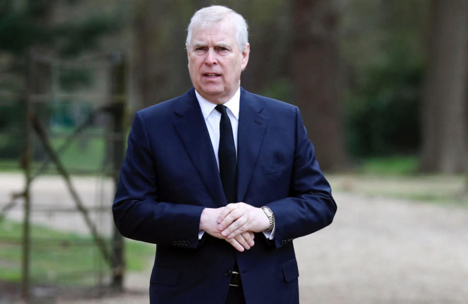 Prince Andrew in Winsor 2021 - Getty