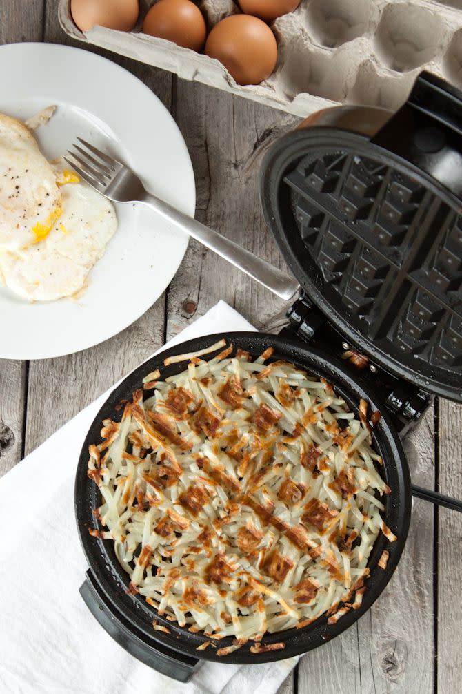 Waffled Hash Browns