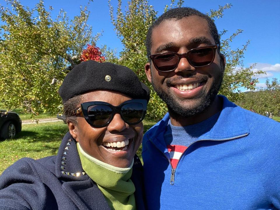 Deborah Roberts and Nick Roker