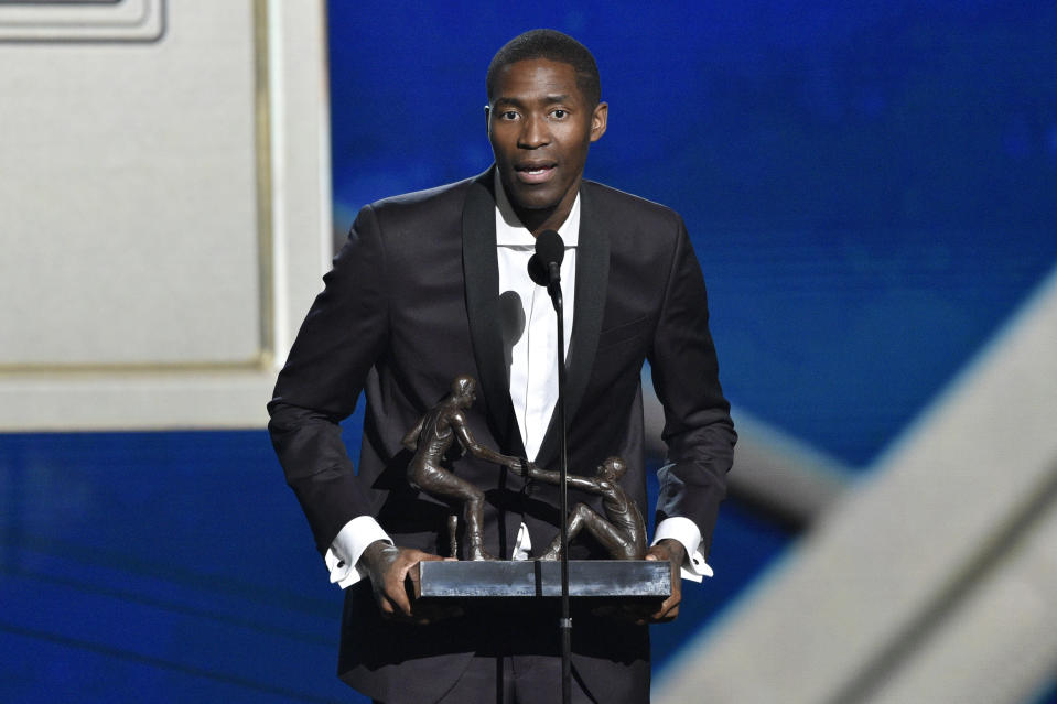 Fresh off winning the NBA's Teammate of the Year award, could Jamal Crawford find himself with a new set of co-workers in Golden State? (AP)